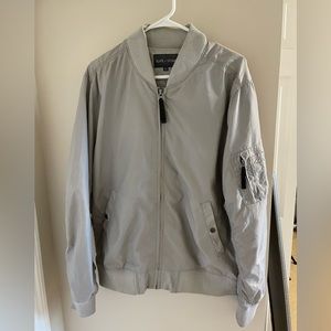 Slate and Stone Gray bomber jacket